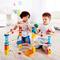 Hape Quadrilla Wooden Marble Run Construction Castle Escape Set